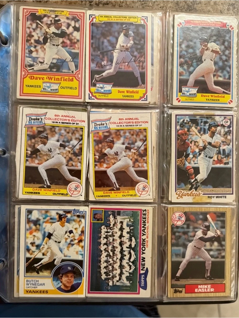 Vintage Baseball Card Binder Lot (ft. Yankees, Kirby Puckett and other HOF’ers)